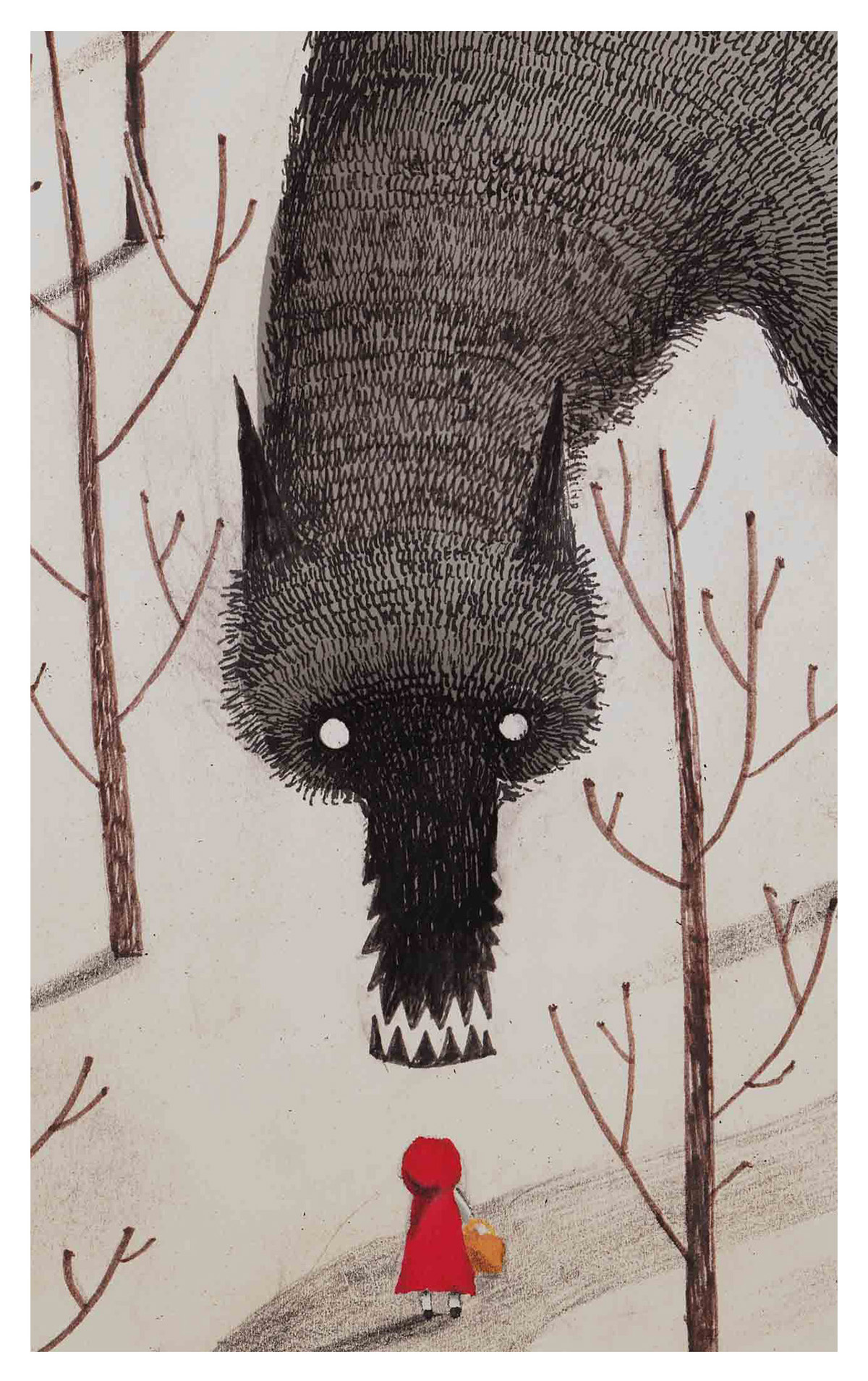 ilustraçao lobo mau 